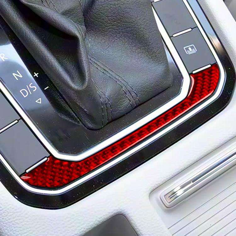 For Volkswagen Magotan / CC Left-Hand Drive Gear Shift Panel Trim Sticker(Red)