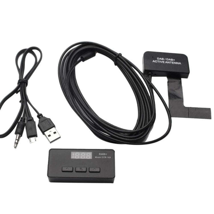 DAB+Digital Broadcasting Receiver Box Car DAB+Receiver Box with FM Forwarding