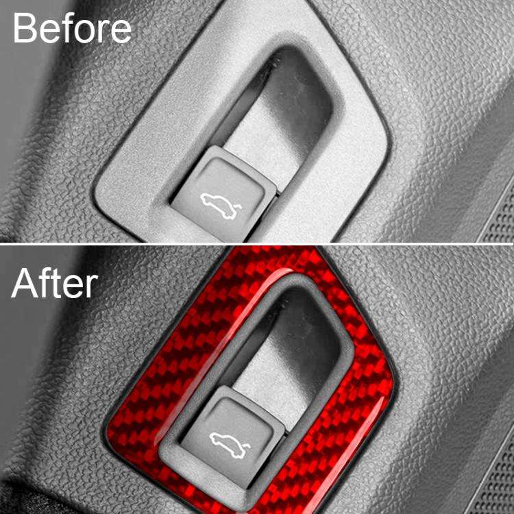 For  Volkswagen Magotan / CC Left-Hand Drive Trunk Switch Sticker(Red)