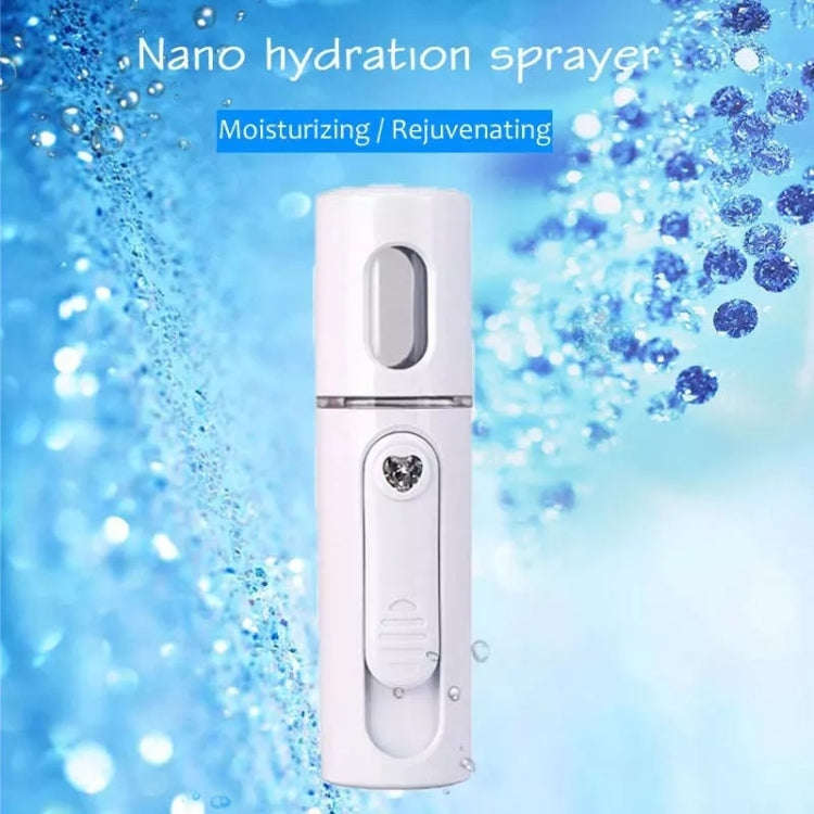 Facial Steamer Nano Steamer Handy  Face Moisture Sprayer Rechargeable Mini USB Charging Automatic...