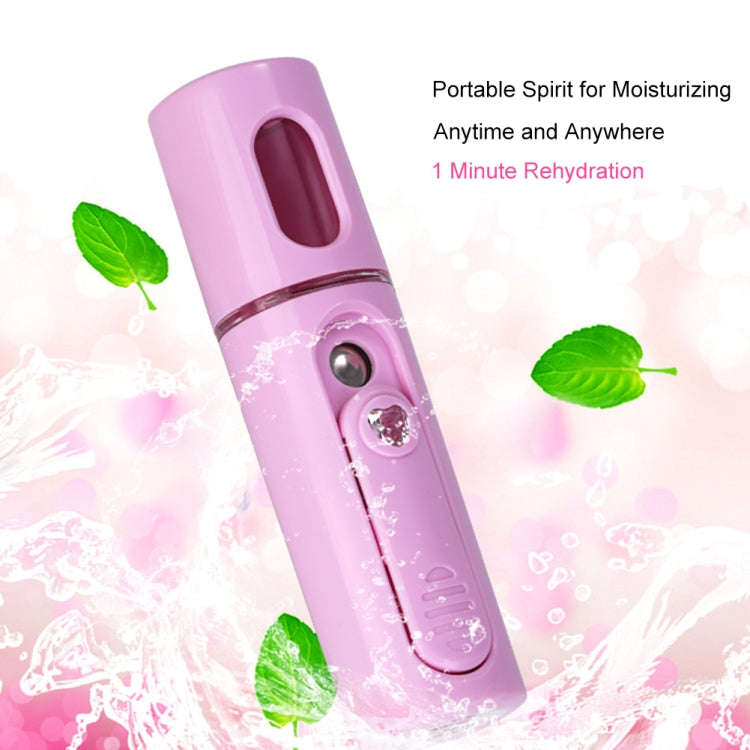 Facial Steamer Nano Steamer Handy  Face Moisture Sprayer Rechargeable Mini USB Charging Automatic...