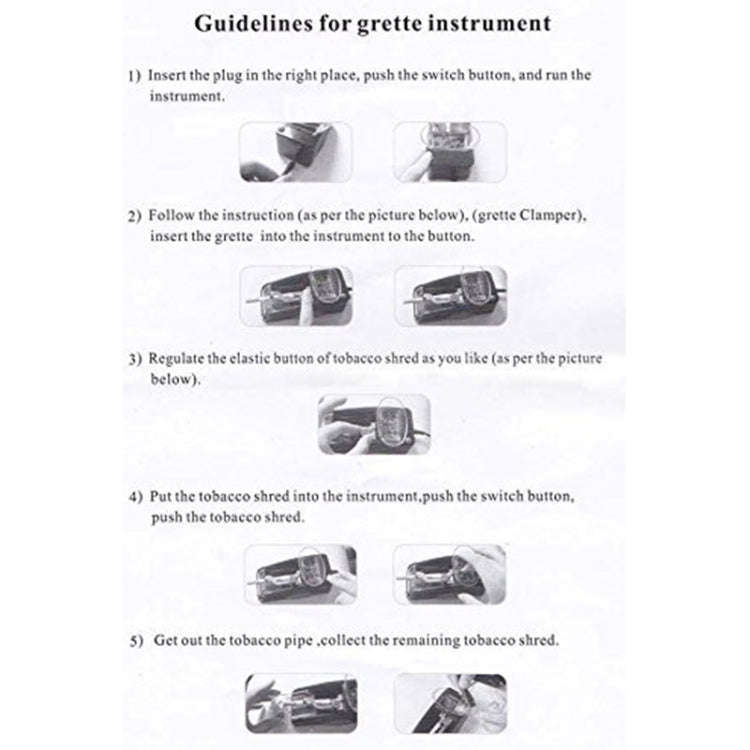 Electric Easy Automatic Cigarette Rolling Machine Tobacco Injector Maker Roller, Diameter 8mm, EU...