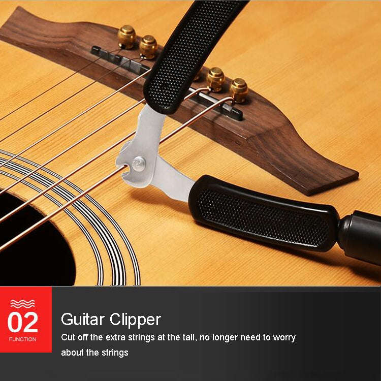 Guitar String Changing Tool Set String Trimmer Winding String Winding Three-in-one Clamp Guitar A...