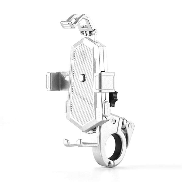 Bicycle Mobile Phone Holder Can Rotate And Adjust Fixed Aluminum Alloy Bracket Automatic Grab Bra...