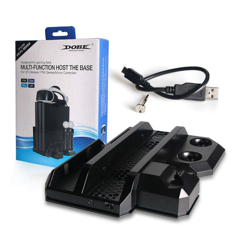 DOBE TP4-888 Multi-Function Bracket Host Dual Charging Base Fan Handle Charging Stand For PS4/SLI...