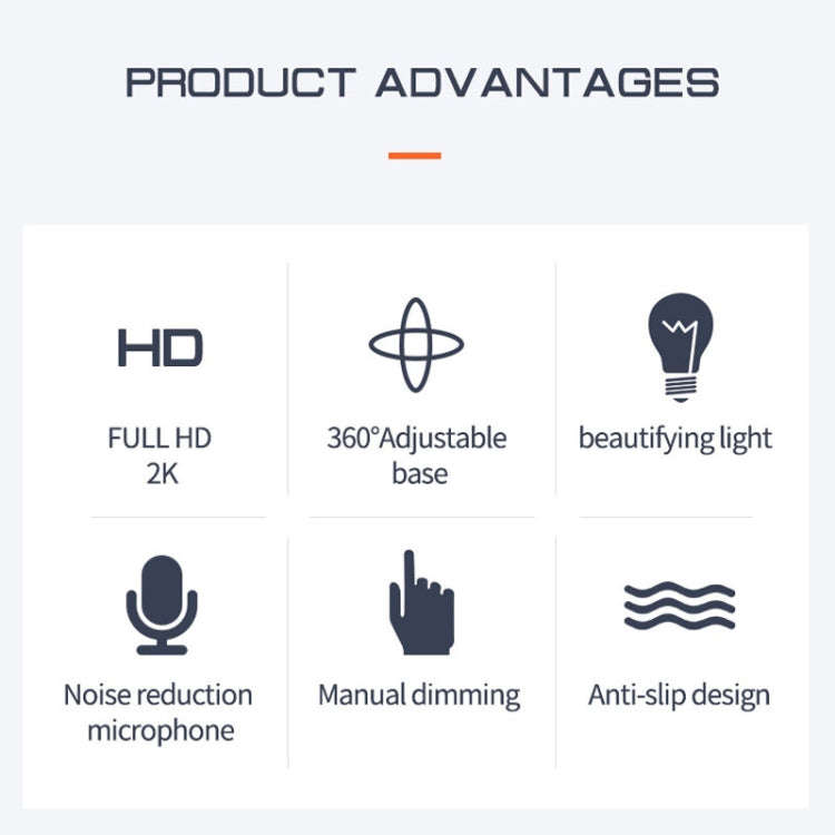 A9mini USB Drive-Free HD Fill Light Camera with Microphone, Pixel:2.0 Million Pixels 1080P