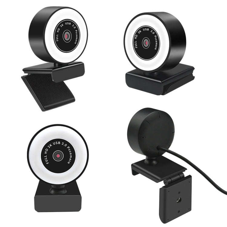 A9mini USB Drive-Free HD Fill Light Camera with Microphone, Pixel: 5.0 Million Pixels 2K Auto Focus