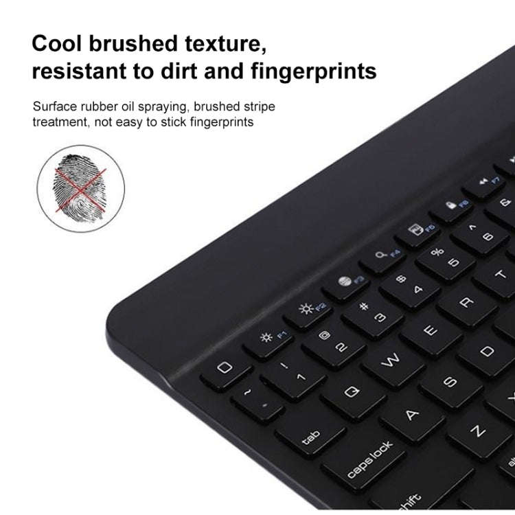 YS-001 7-8 inch Tablet Phones Universal Mini Wireless Bluetooth Keyboard, Style:Only Keyboard(White)