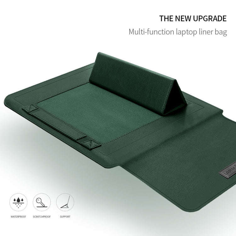 A2 4 in 1 Computer Bracket Liner Bag Storage Bag, Size:13/14 inch(Dark Blue)