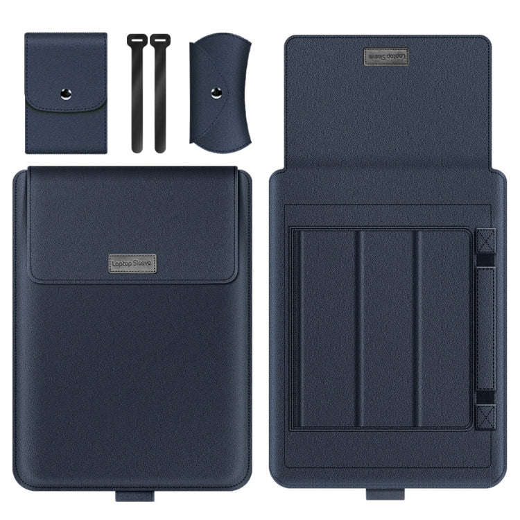 A2 4 in 1 Computer Bracket Liner Bag Storage Bag, Size:15 inch(Dark Blue)