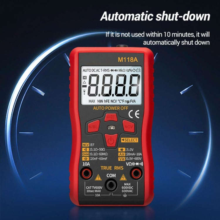ANENG M118A High-Precision Automatic Range Multimeter Multi-Function Small Electrician Instrument...