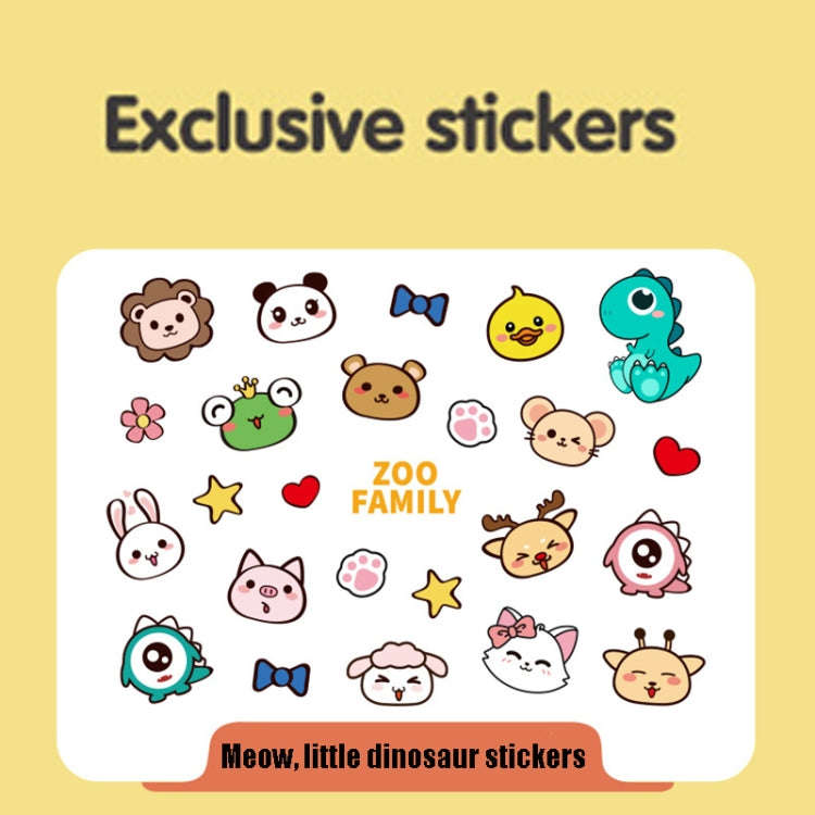 C4 Small Dinosaurs 32GB  Mini Children Cartoon Touch Screen High-Definition Dual-Lens Digital Cam...