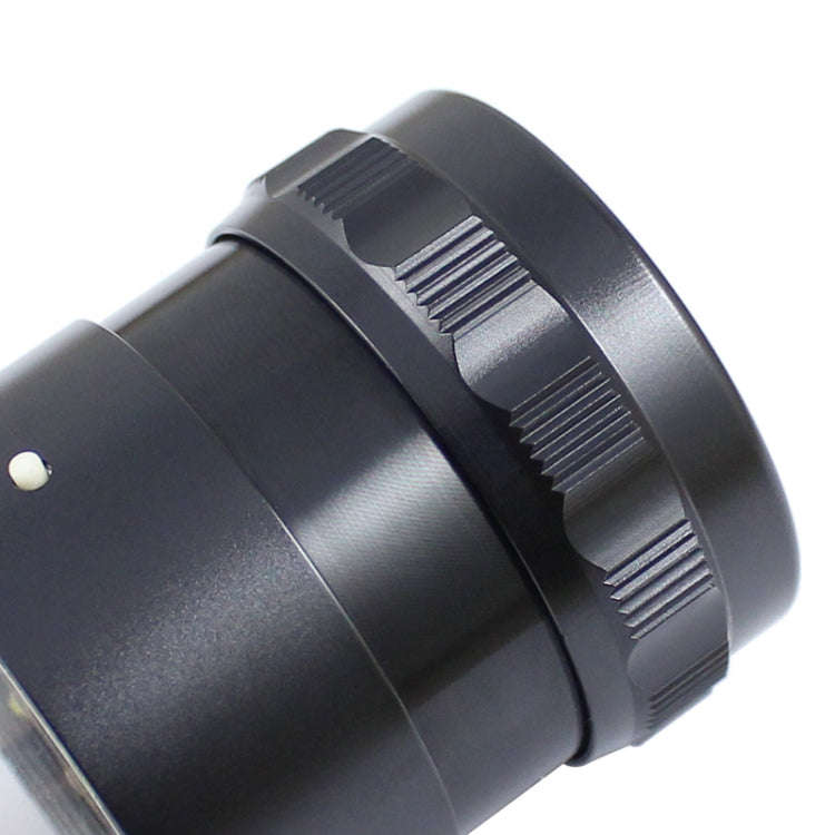 8 LED Lights 3 Groups Of Optical Glass HD With Scale 10 Times Magnifying Glass, Specification: Cr...