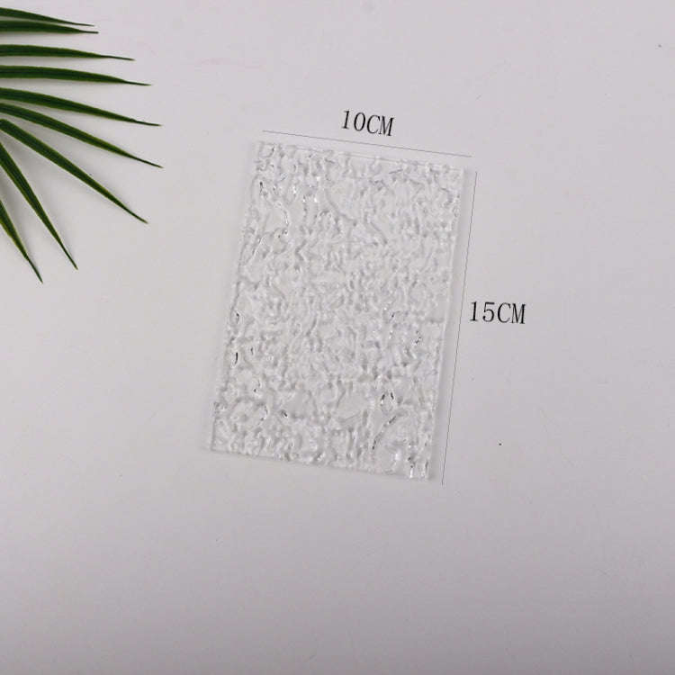 2 PCS 10 x 15cm Acrylic Texture Background Board Photo Props Background Decorative Geometric Orna...