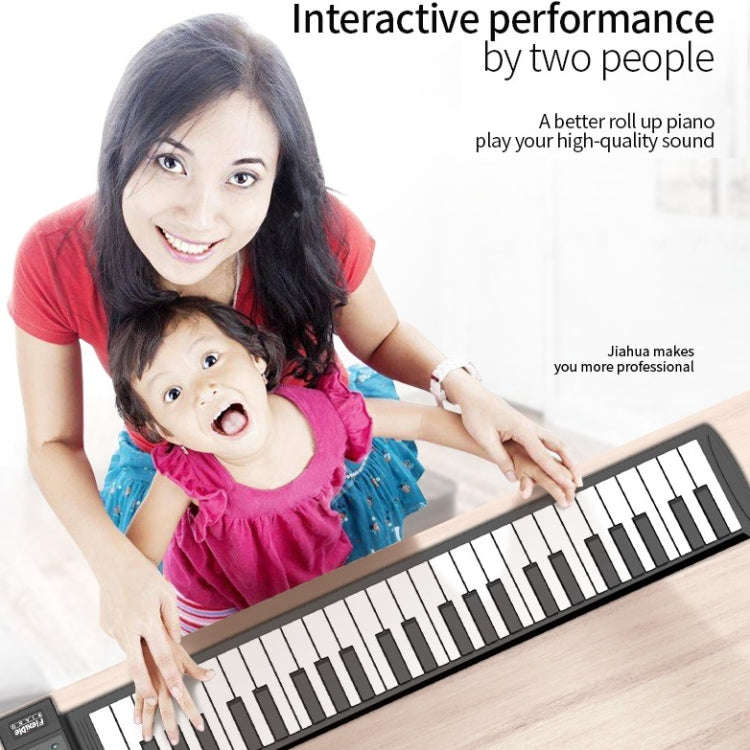 PN61S 61-key Hand-Rolled Foldable Piano Thickened Portable Beginner Keyboard