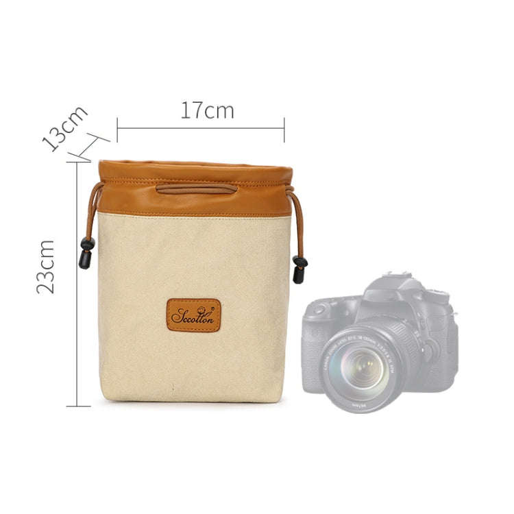 S.C.COTTON Liner Bag Waterproof Digital Protection Portable SLR Lens Bag Micro Single Camera Bag ...