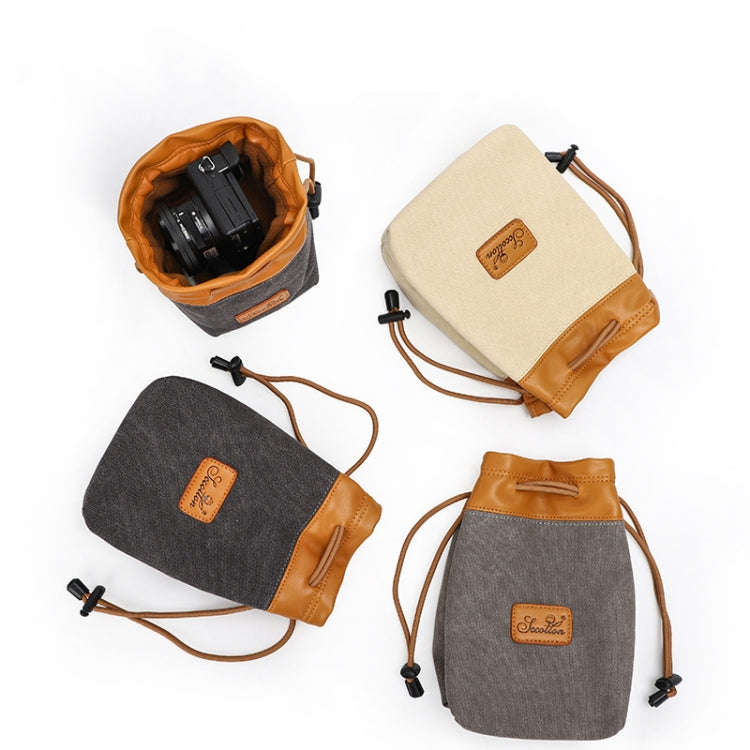 S.C.COTTON Liner Bag Waterproof Digital Protection Portable SLR Lens Bag Micro Single Camera Bag ...