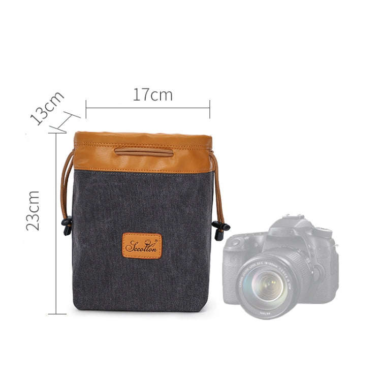 S.C.COTTON Liner Bag Waterproof Digital Protection Portable SLR Lens Bag Micro Single Camera Bag ...
