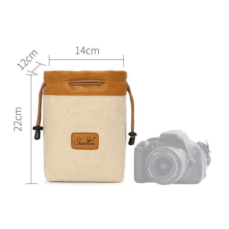 S.C.COTTON Liner Bag Waterproof Digital Protection Portable SLR Lens Bag Micro Single Camera Bag ...