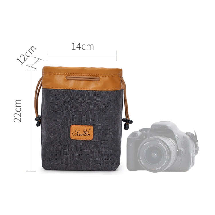 S.C.COTTON Liner Bag Waterproof Digital Protection Portable SLR Lens Bag Micro Single Camera Bag ...