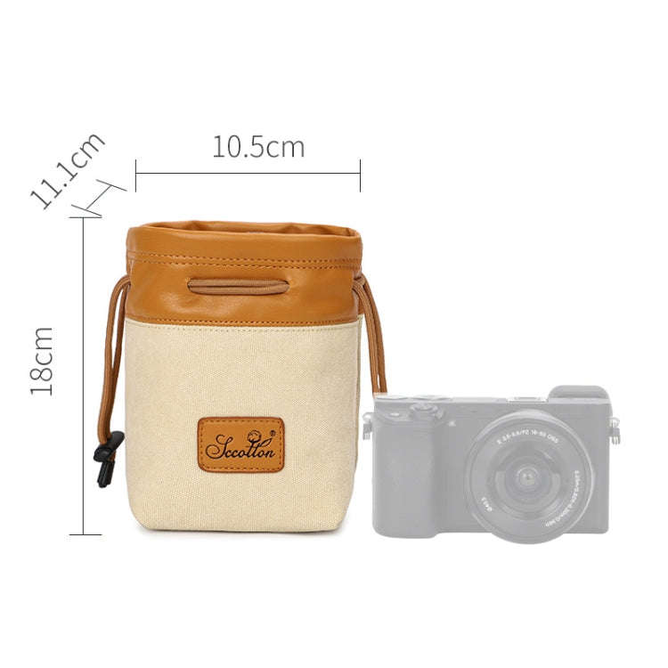 S.C.COTTON Liner Bag Waterproof Digital Protection Portable SLR Lens Bag Micro Single Camera Bag ...