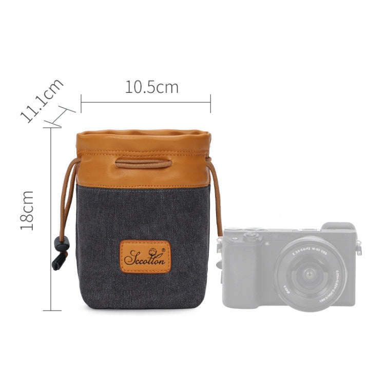 S.C.COTTON Liner Bag Waterproof Digital Protection Portable SLR Lens Bag Micro Single Camera Bag ...