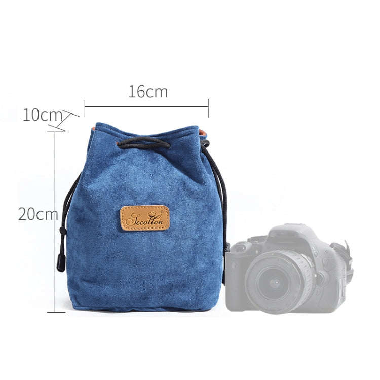 S.C.COTTON Liner Shockproof Digital Protection Portable SLR Lens Bag Micro Single Camera Bag Squa...