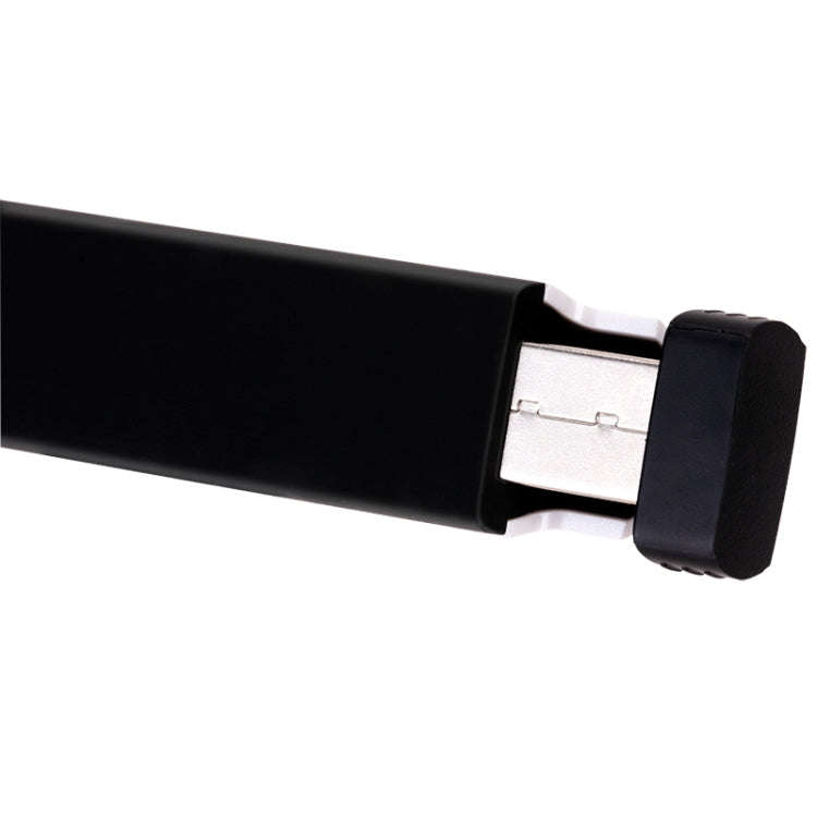 Deli 2.4G Flip Pen Business Presentation Remote Control Pen, Model: 2801G Black (Green Light)
