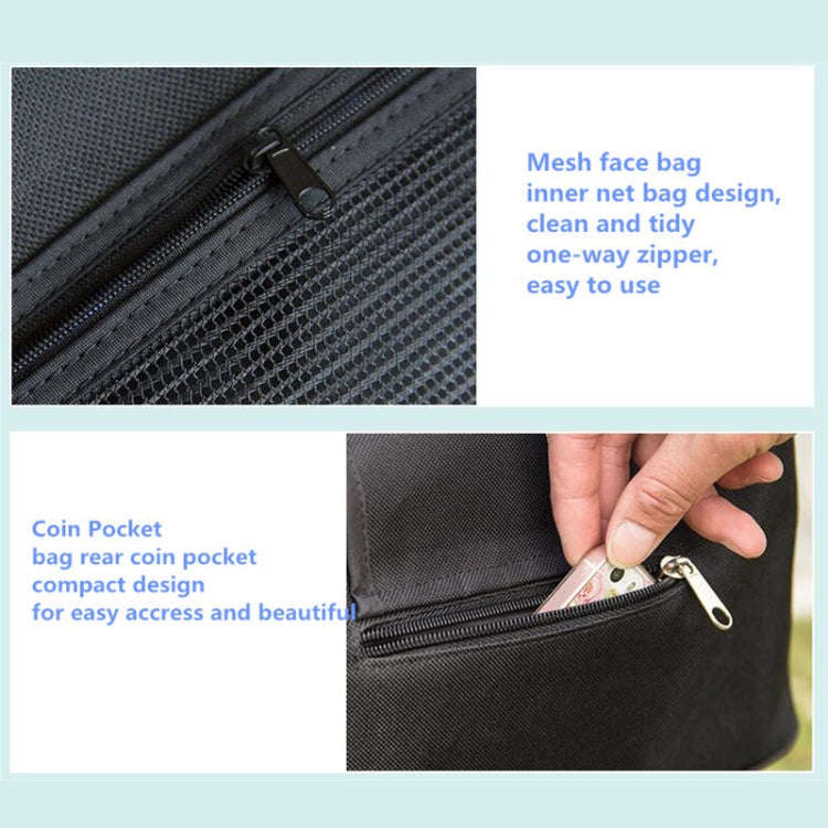 Baby Stroller Bag Mummy Bag Stroller Accessories Hanging Bag(Black)