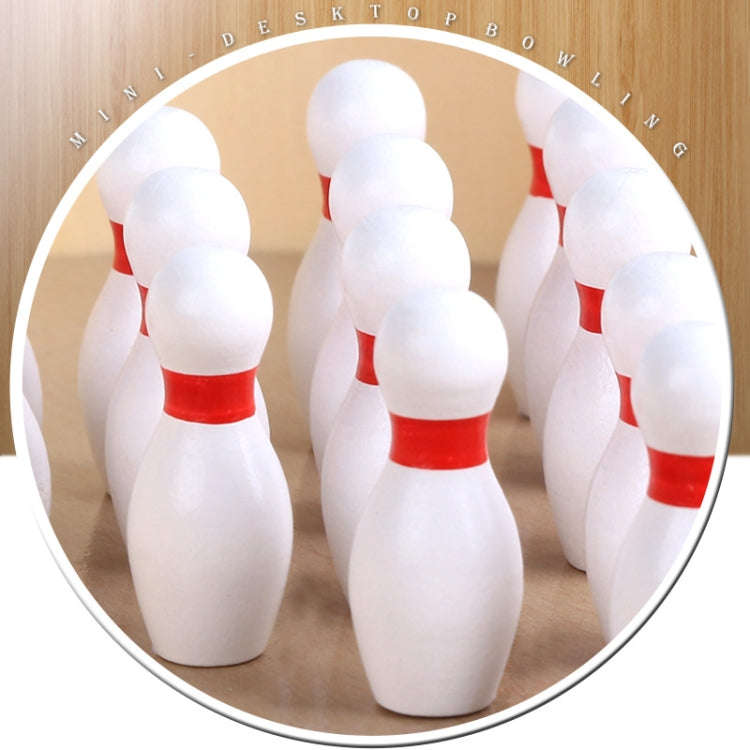 Mini Puzzle Desktop Bowling Indoor Parent-Child Decompression Toy Size: Medium