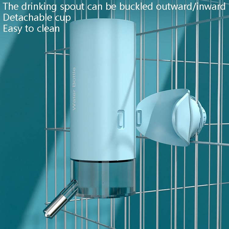 Pet Waterer Ball Feeder Hanging Dog Waterer Hanging Cage Pet Water Cup 700ML(Sky Blue)