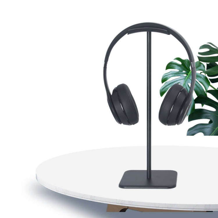 D6 Headset Aluminum Alloy Earphone Holder Internet Cafe Computer Headphone Hanger Display Shelf(B...