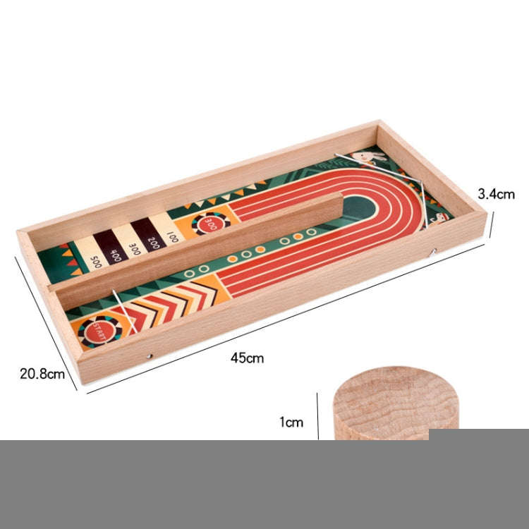 Wooden Toy Catapult Chess Board Game Children Bouncing Pinball Parent-Child Interactive Board Game