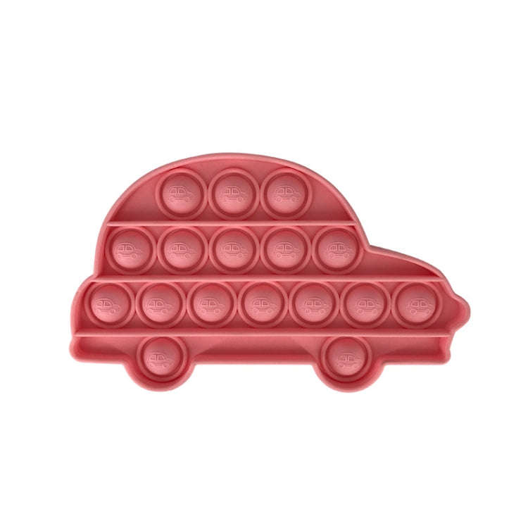 5 PCS Child Mental Arithmetic Desktop Educational Toys Silicone Pressing Board Game, Style: Car (...