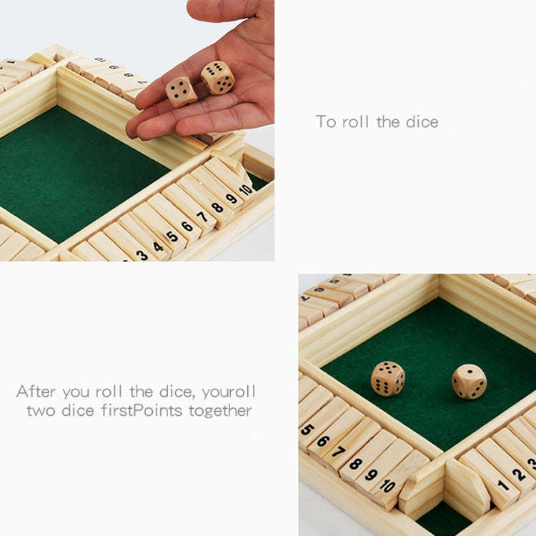 Four-Sided Digital Flop Game Party Interaction Children Educational Leisure Board Game Adult Deco...