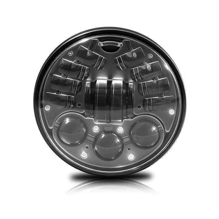 5.75-inch Aluminum Housing Matrix Angel Eye Motorcycle Headlight(H4)