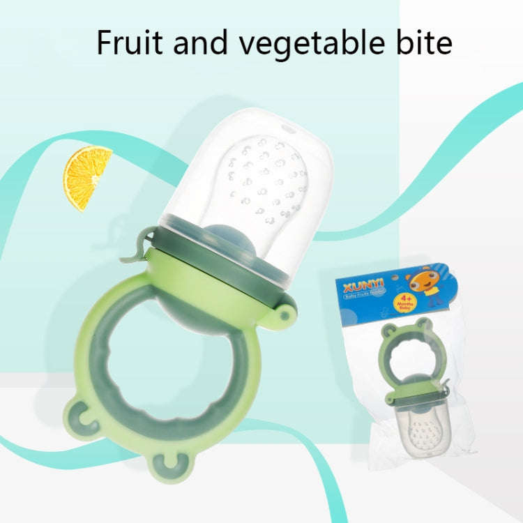 Baby Fruit And Vegetable Food Supplement Food Fruit Bite Bag(M Pink)