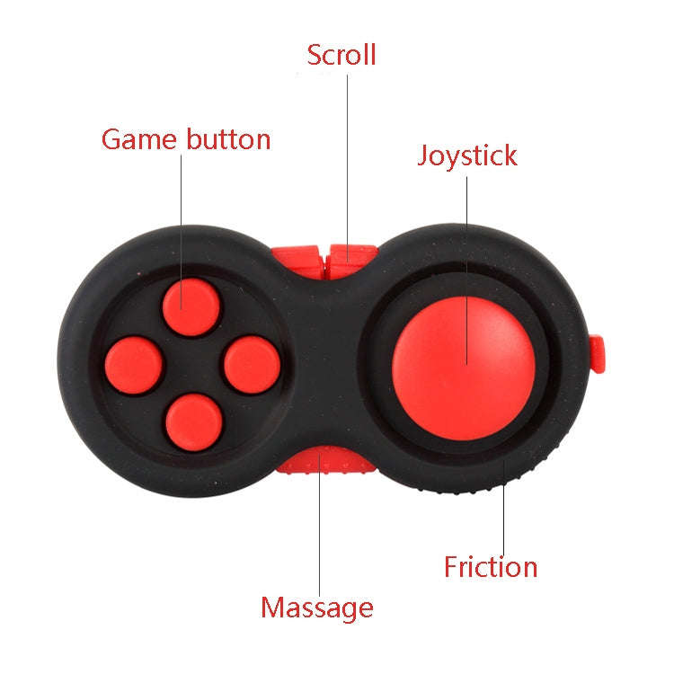 3 PCS Decompression Handle Toys Novelty Finger Sports Handle Toy, Colour: Black Yellow (with Colo...