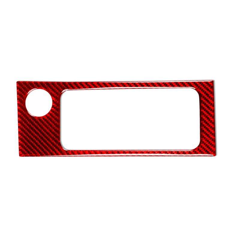 For 2017-2021 Skoda Octavia Left And Right Hand Drive Cup Holder Trim Sticker(Red)