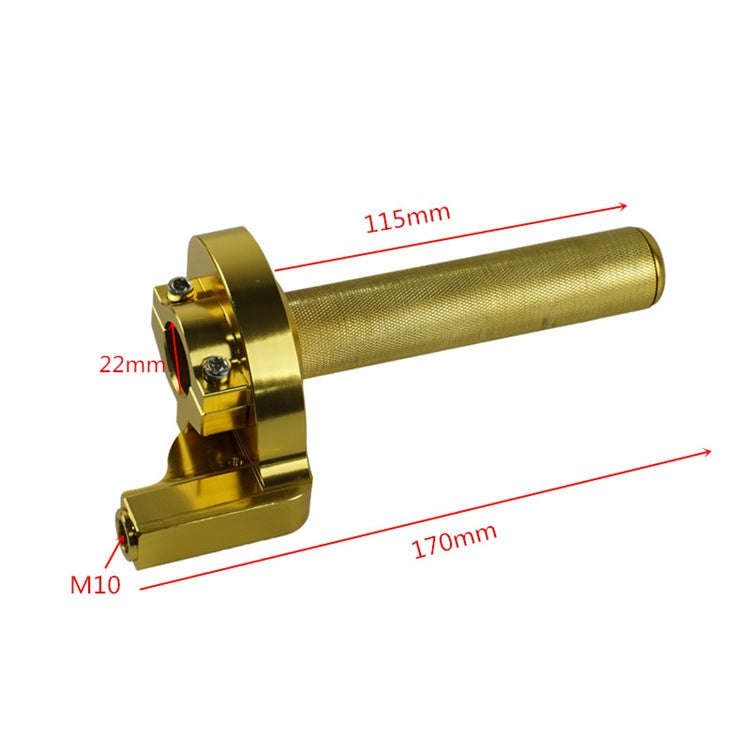 Motorcycle Off-Road Vehicle Modified CNC Handle Throttle Clamp Hand Grip Big Torque Oil Visual Th...