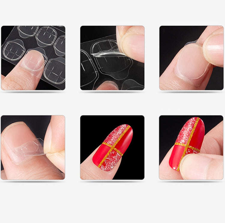 Manicure Tool  Set Fingernails Word Cut Set, Specification: Transparent French Large Set