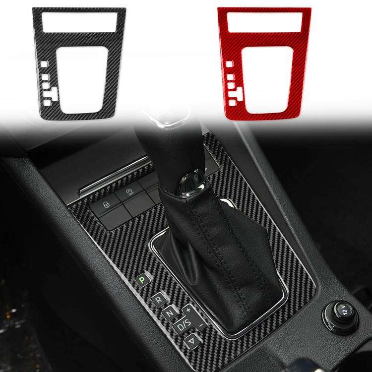 For 2017-2021 Skoda Octavia Left-Hand Drive Gear Shift Panel Sticker(Black)
