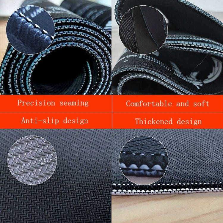 2 PCS Heat Transfer Non-Slip Single-Sided Office Gaming Mouse Pad 5mm(HK-USP10)