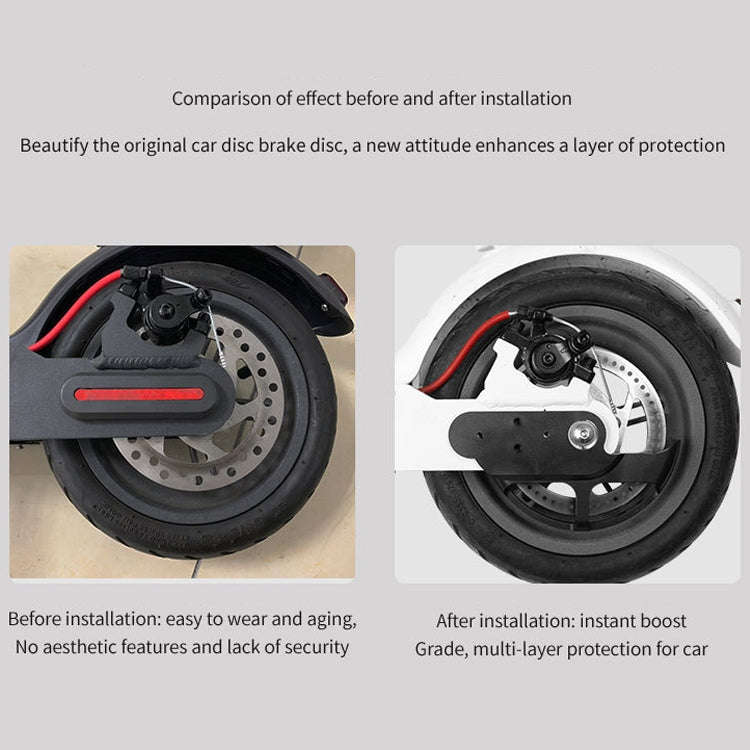 Scooter Brake Protector Disc Brake Disc Protector For Xiaomi Mijia M365 / M365 Pro / 1S( Black)