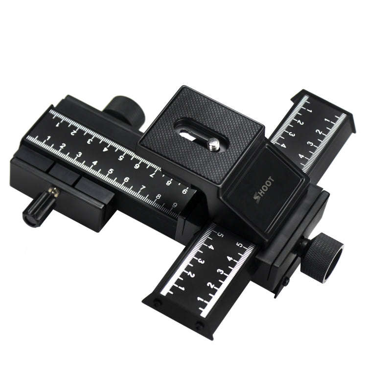 Shoot 4-Way Macro Focusing Focus Rail Slider / Close-Up Shooting Rail Slider