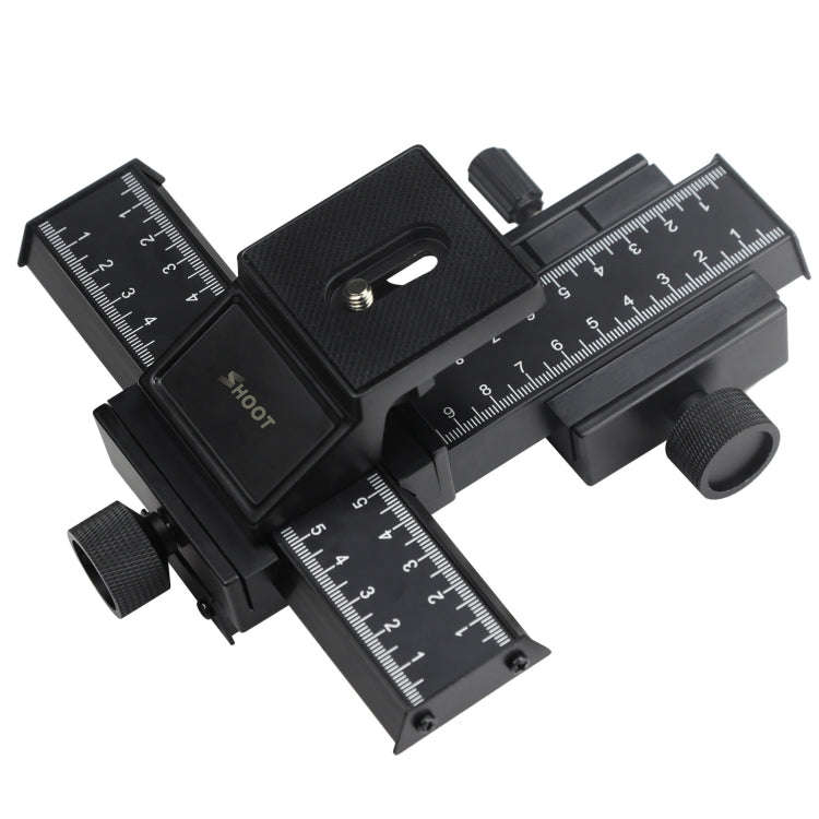 Shoot 4-Way Macro Focusing Focus Rail Slider / Close-Up Shooting Rail Slider