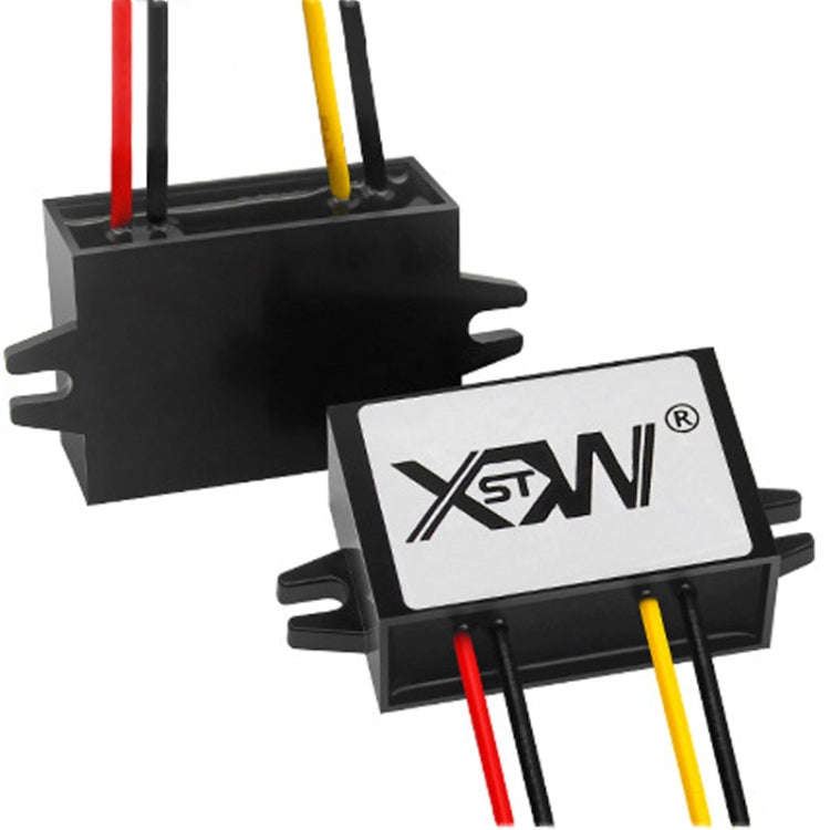 XWST DC 12/24V To 5V Converter Step-Down Vehicle Power Module, Specification: 12/24V To 5V 2A Med...