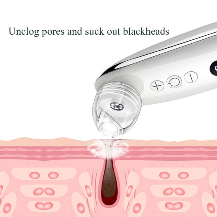 Blackhead Electric Pore Removal Machine Clean Facial Equipment,Style: Visual Model