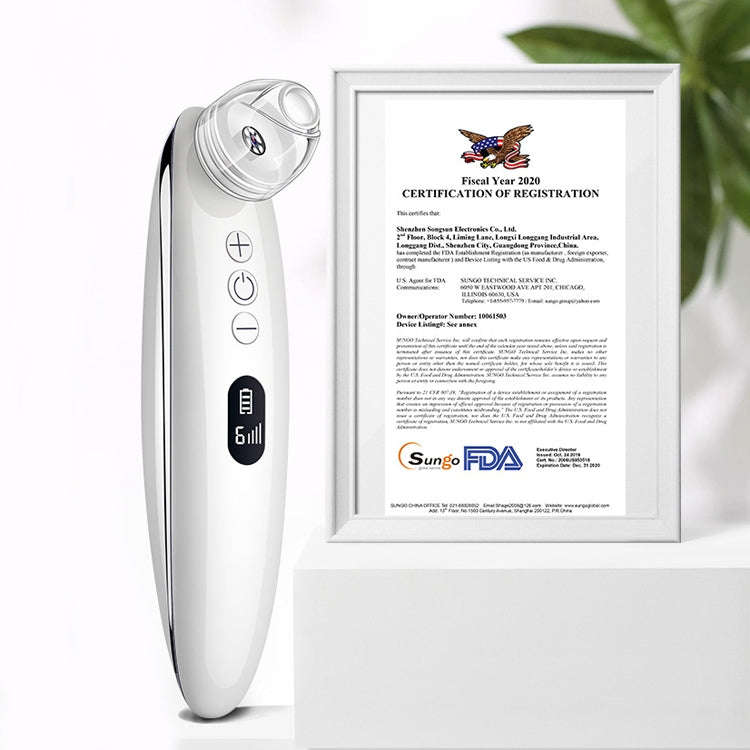 Blackhead Electric Pore Removal Machine Clean Facial Equipment,Style: Visual Model