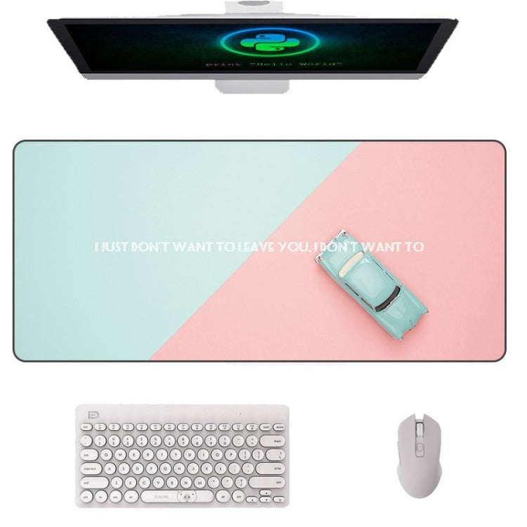 400x900x5mm AM-DM01 Rubber Protect The Wrist Anti-Slip Office Study Mouse Pad(26)